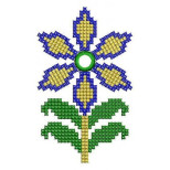 Cross Stitch Flower Embroidery Designs