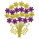 Flower Bunch Embroidery Designs