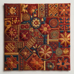 Folk Art Embroidery Designs