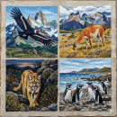 Patagonian Wildlife Embroidery