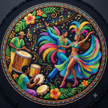 Rio de Janeiro & Samba-Inspired Embroidery