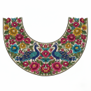 Round Neck Embroidery Designs