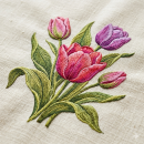Tulip Flower Embroidery Designs