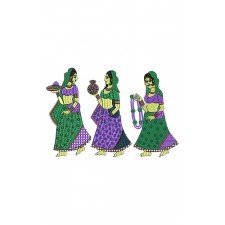 Bridal Machine Embroidery Wall Art Design 14093