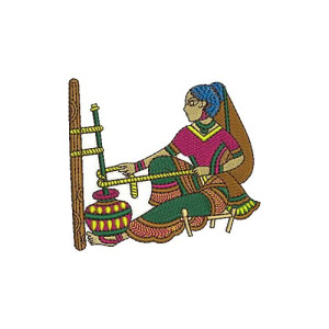 Village Women Wallart Design 15921