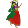 Dancing Women Wedding Embroidery 16378