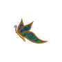 Flying Butterfly Wall Art Embroidery Design