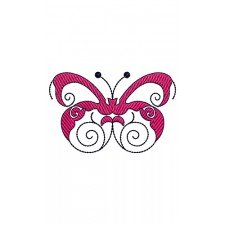 Monarch Butterfly Wall Art Embroidery Design