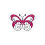 Monarch Butterfly Wall Art Embroidery Design