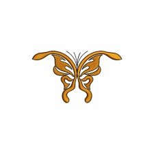 Orchard Swallowtail Butterfly Art Embroidery Design