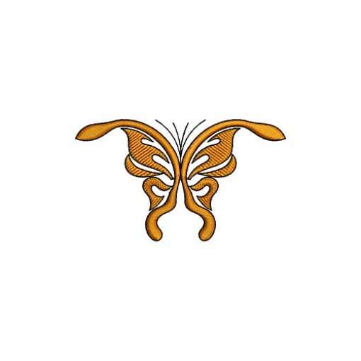 Orchard Swallowtail Butterfly Art Embroidery Design