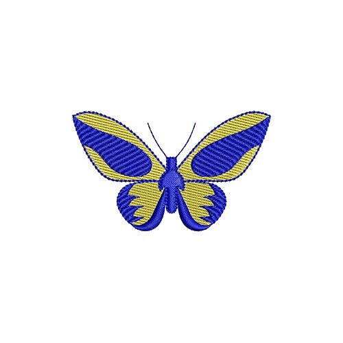 Blue Morpho Butterfly Wall Art Design