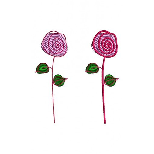 African Flower Wall Art Embroidery Design