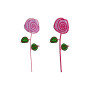 African Flower Wall Art Embroidery Design