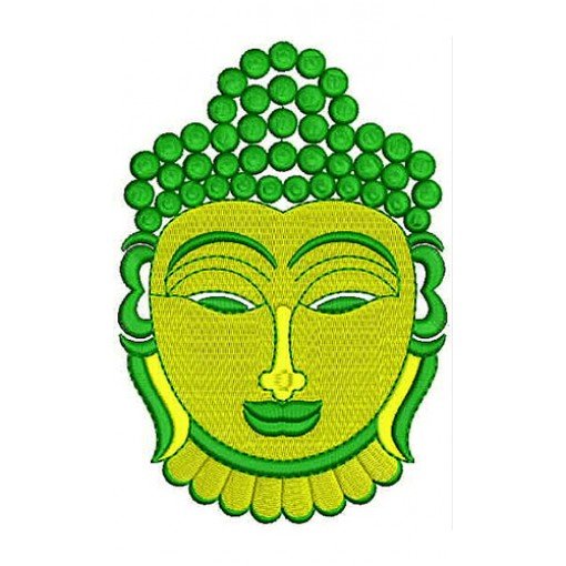 Beautiful Buddha Design - Buddha Meditation Embroidery For Walls For Decor