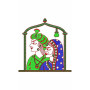 Wallart Embroidery Design 18356