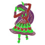 Wallart Embroidery Design 18637