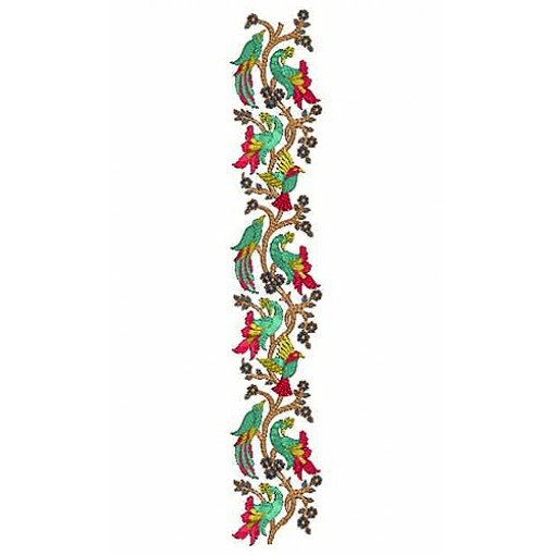 Birds Art Embroidery Design 18638