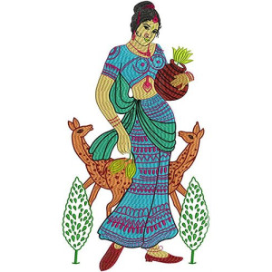 Wall Decoration Embroidery Design