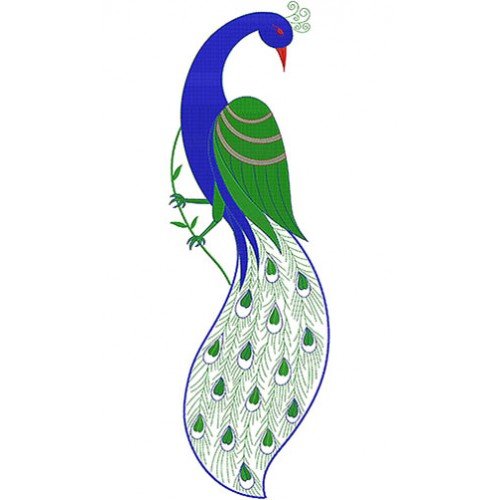Simple Peacock Embroidery Designs