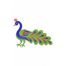 Cushion Pillow Cover Peacock Design