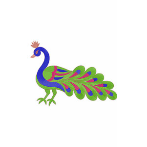 Cushion Pillow Cover Peacock Design