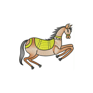 Wall Art Horse Embroidery Design