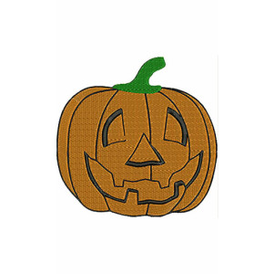 Halloween Pumpkin Embroidery Design