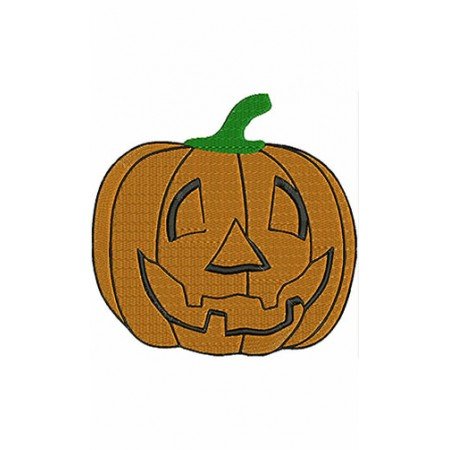 Halloween Pumpkin Embroidery Design