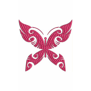 Butterfly Applique Embroidery Design