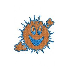 Sun Embroidery Design