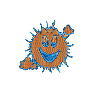 Sun Embroidery Design