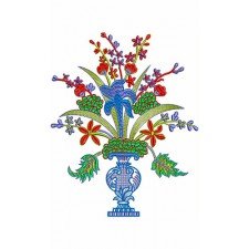 Flowerpot Wall Art Applique Design