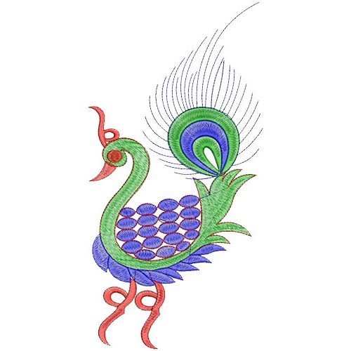 8354 Peacock Wall Art Embroidery Design