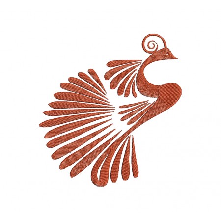 Peacock Applique Design
