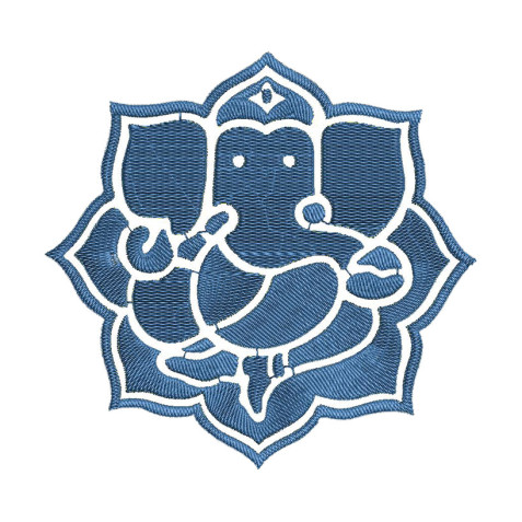 Indian God Wall Art Embroidery Design
