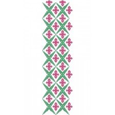 Colorful All Over Embroidery Design 10885