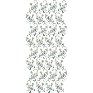 Embroidery Allover Work Designs 11036