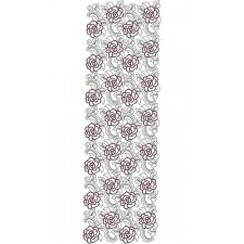 Rose Lite All-over Embroidery Design 12395