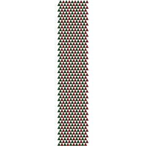 Pyramid Shape Embroidery Design 12397