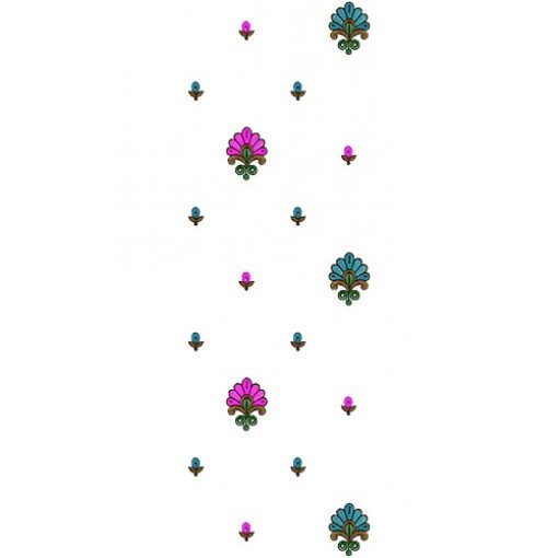 All Over Embroidery Design 12734