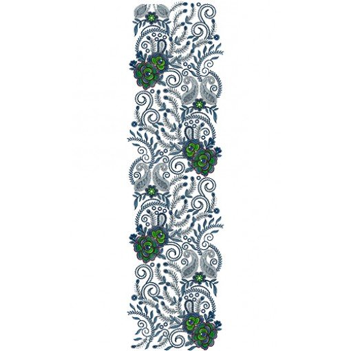 All Over Embroidery Design 13604
