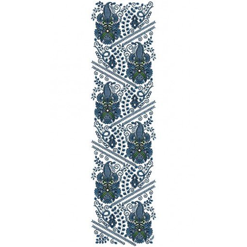 Allover Embroidery Design 13679