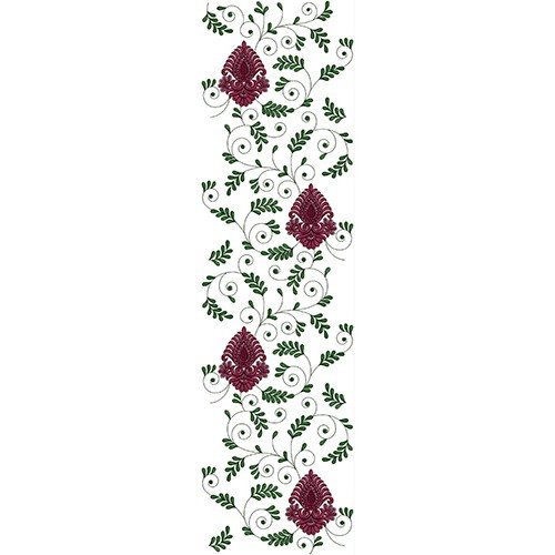 Window Curtain Type Allover Embroidery Design 13895
