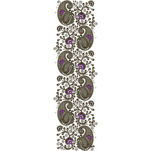 Gifted Allover Embroidery Design 13922