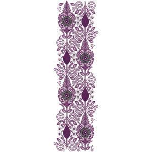 Embroidery Design On Allover 13940