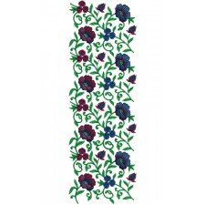 Midi Dress Allover Garment Embroidery Design 14098