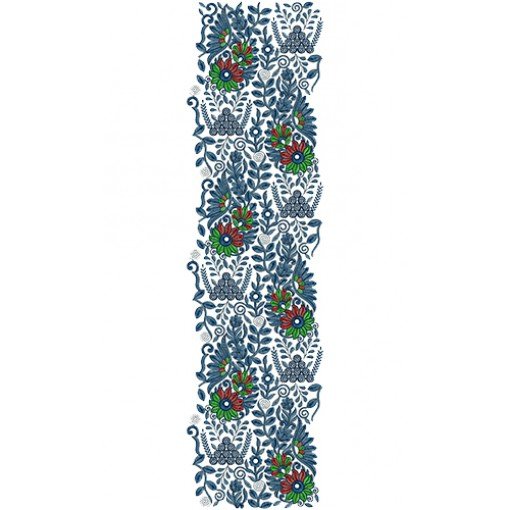 Indian All Over Embroidery 14100