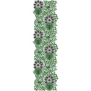 African Clothing Garment Embroidery Design 14102