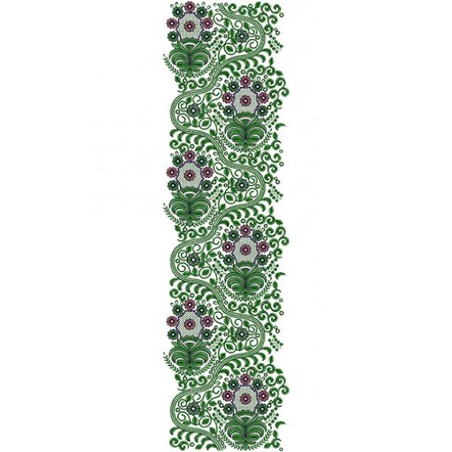 African Clothing Garment Embroidery Design 14102